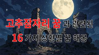 고추잠자리 꿈, 그 뒤에 숨겨진 의미를 찾아서 - 16가지분석