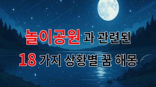 꿈해몽｜놀이공원에서 만나는 꿈의 세계, 행복과 두려움이 공존하는 순간들｜18가지분석