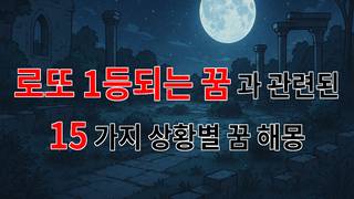 꿈해몽｜로또 1등되는 꿈, 행운의 메시지를 전하는 꿈해몽｜15가지분석