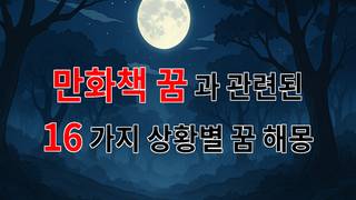 만화책 꿈, 그 속에 숨겨진 나의 이야기 - 16가지분석