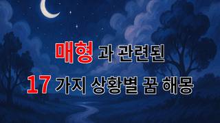 꿈해몽｜매형과의 특별한 인연, 꿈에서 만나는 그 의미｜17가지분석