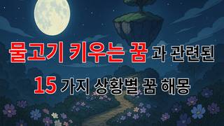 물고기 키우는 꿈, 그 속에 숨겨진 나의 감정을 찾아서 - 15가지분석