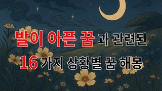 발이 아픈 꿈, 그 속에 숨겨진 메시지를 찾아서 - 16가지분석 발이 아픈 꿈, 그 속에 숨겨진 메시지를 찾아서 - 16가지분석