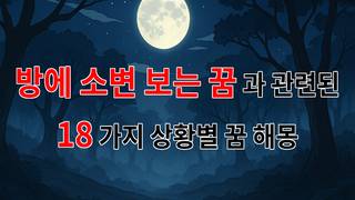 방에서 소변 보는 꿈, 당신의 마음속 깊은 이야기를 들려드립니다 - 18가지분석 방에서 소변 보는 꿈, 당신의 마음속 깊은 이야기를 들려드립니다 - 18가지분석