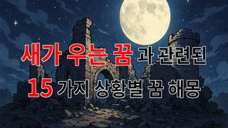 새가 우는 꿈, 그 속에 숨겨진 감정의 메시지 - 15가지분석