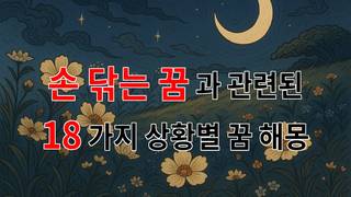 손을 닦는 꿈의 의미와 그 속에 담긴 감정들 - 18가지분석