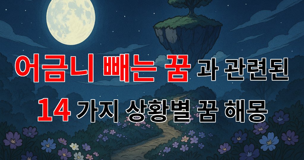 어금니를 빼는 꿈, 잃어버린 것을 되찾는 여정의 시작 - 14가지분석 대표 이미지
