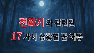 전화기의 꿈, 잊혀진 소통의 기억을 되살리다 - 17가지분석