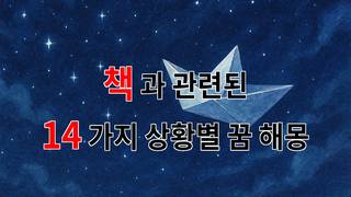 꿈해몽｜책 속에서 만나는 나만의 꿈, 그 의미를 찾아서｜14가지분석