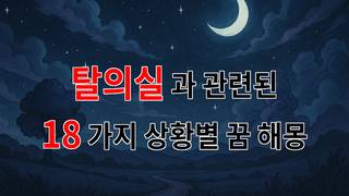 꿈해몽｜탈의실에서의 나의 꿈, 그 안에 숨겨진 진실의 조각들｜18가지분석