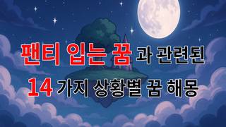 꿈해몽｜팬티 입는 꿈, 그 속에 숨겨진 나의 마음을 찾아서｜14가지분석