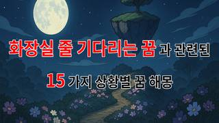 화장실 줄 기다리는 꿈: 당신의 숨겨진 감정을 들여다보는 기회 - 15가지분석